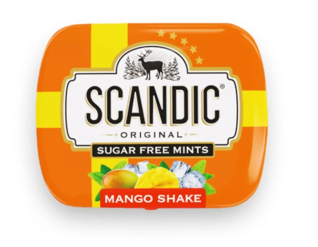 Конфеты SCANDIC без сахара «Манго», 14 г